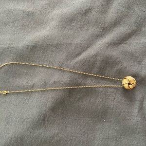 Gold tone necklace